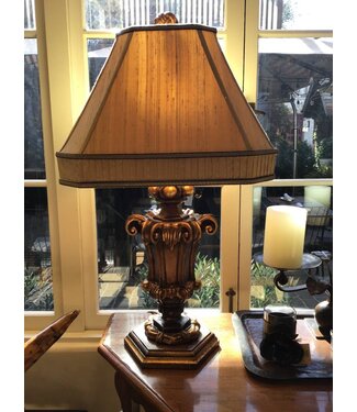 Custom Silk Shade Lamp
