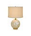 Cayen Collection Troca Shell Inlay lamp with Shade