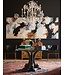 Tony Duquette Cete Table. - Venetian Dolphin Pedestal