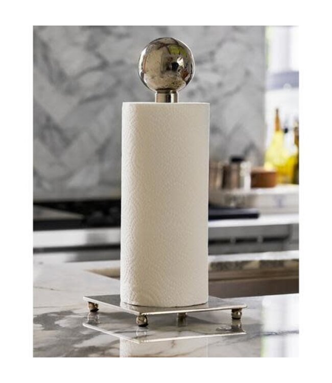 Jan Barboglio Paper Towel Holder, Nickel