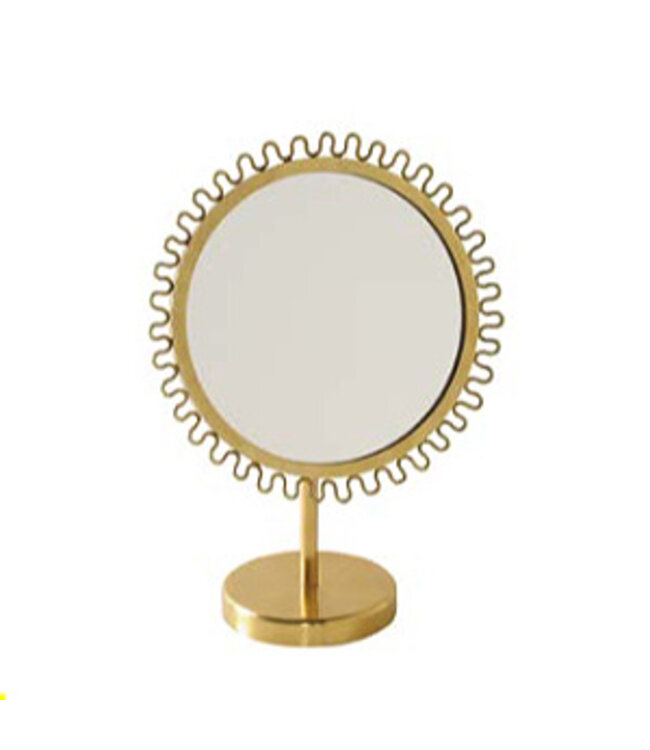 Cayen Collection Soft Brass Vanity Mirror