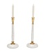 Cayen Collection Mother of pearl candlesticks -Set of 2