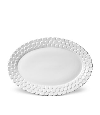 L’Objet Aegean Oval Platter White