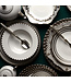 L’Objet Aegean Saucer Platinum
