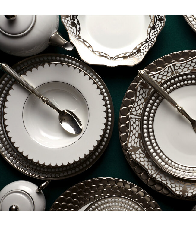 L’Objet Aegean Sauce Boat Platinum