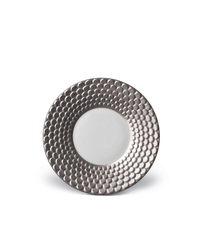 L’Objet Aegean Tea Cup + Saucer (Gift Box of 2) Platinum