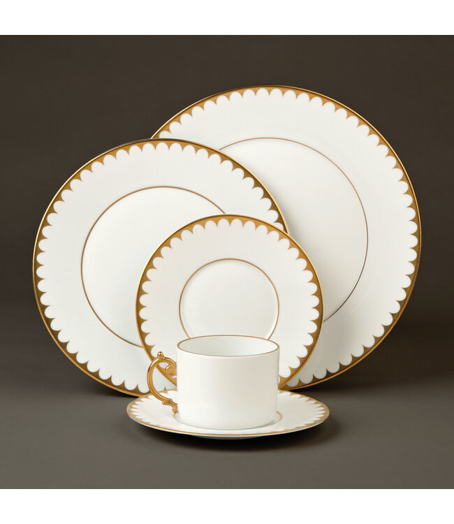 L’Objet Aegean Filet Bread + Butter Plate Gold