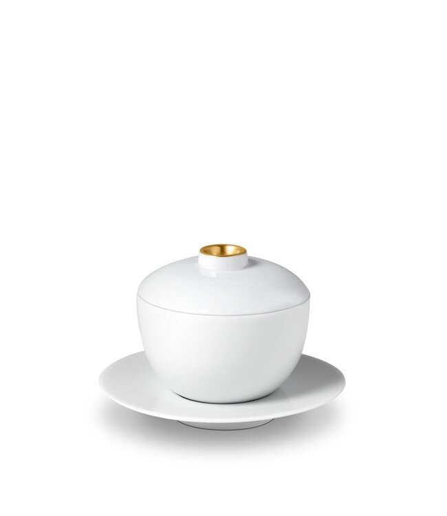 L’Objet Zen Tea Cup with Lid + Saucer