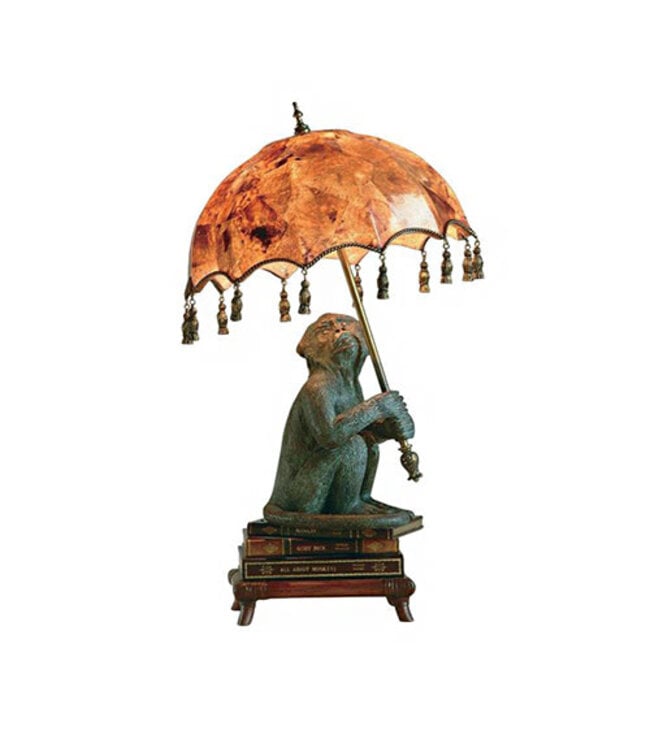 Cayen Collection Parasol Monkey Lamp