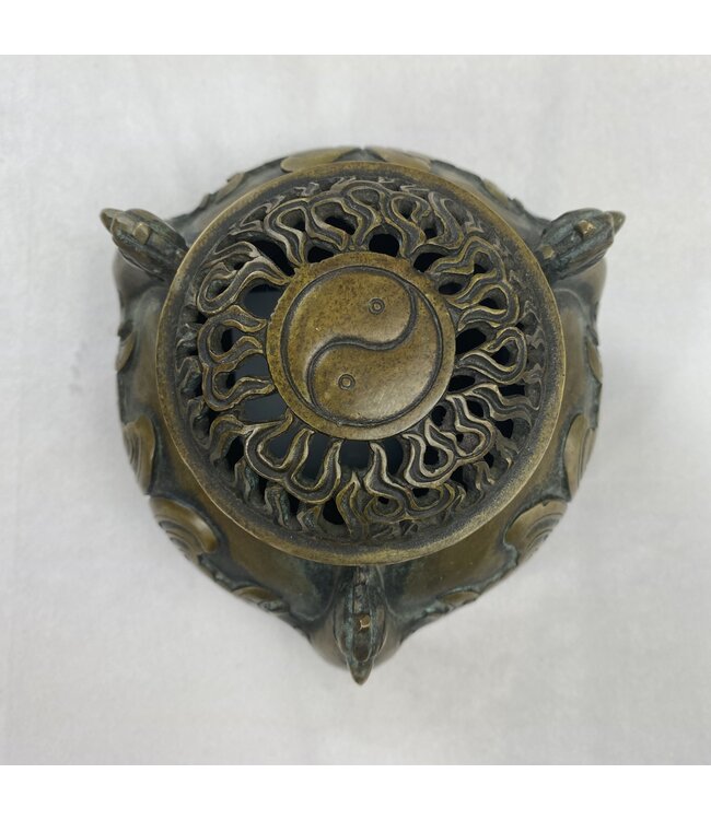 Cayen Collection Tibethan Peacock Bronze Box