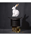 L’Objet White Rabbit Lapin Sculpture