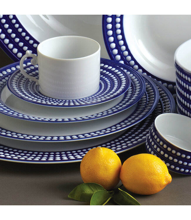 L’Objet Perlée Blue Bread Butter Plate