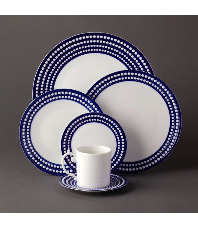 L’Objet Perlée Blue Dinner Plate