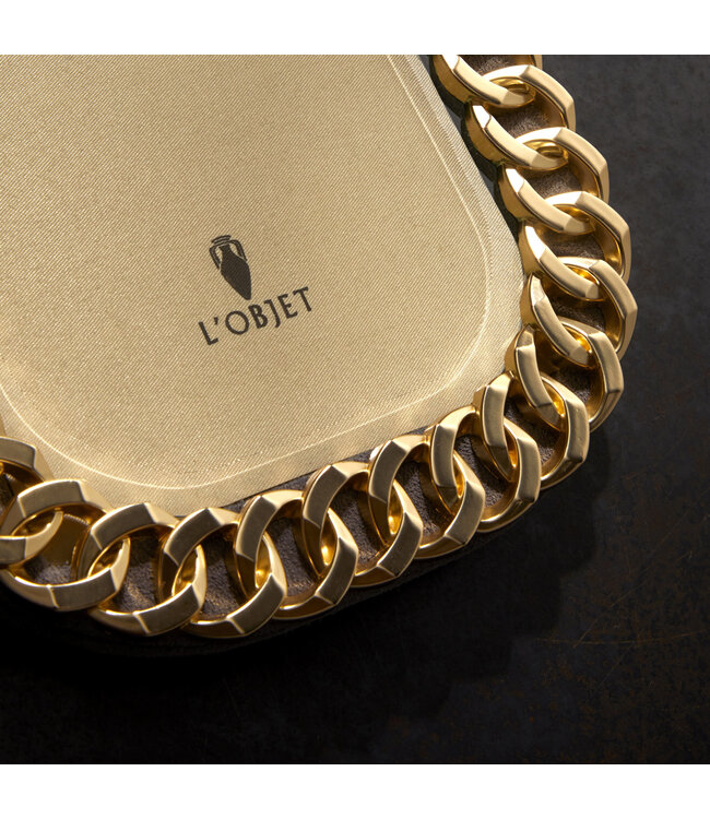 L’Objet Gold Cuban Link Frame 4x6"