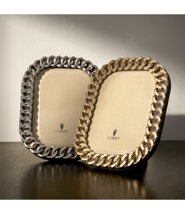 L’Objet Platinum Cuban Link Frame 5x7"