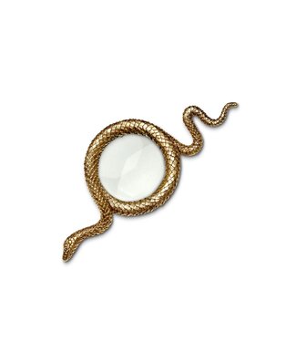 L’Objet Gold Snake Magnifying Glass - Small