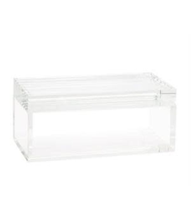 Cayen Collection Horizontal Cut Crystal Box