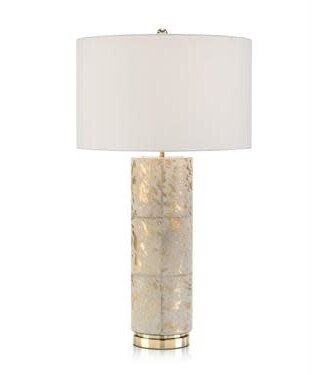 Cayen Collection Hair on Hide Table Lamp