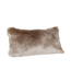 Cayen Collection Champange Faux Mink Lumbar Pillow 12x22
