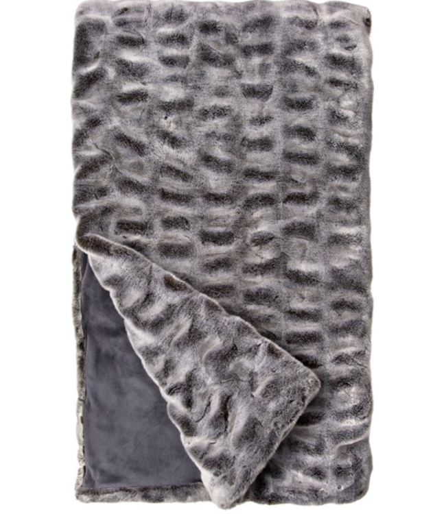 Cayen Collection Platnium Mink Faux Throw 60x60