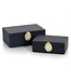 Cayen Collection Midnight Blue Leather Boxes LG