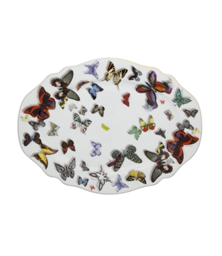 CHRISTIAN LACROIX Butterfly Parade Small Oval Platter