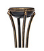 Cayen Collection Jardiniere with Gold Leaf Accents