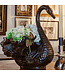 Jan Barboglio Patzcuaro Swan Scuplture Jardiniere