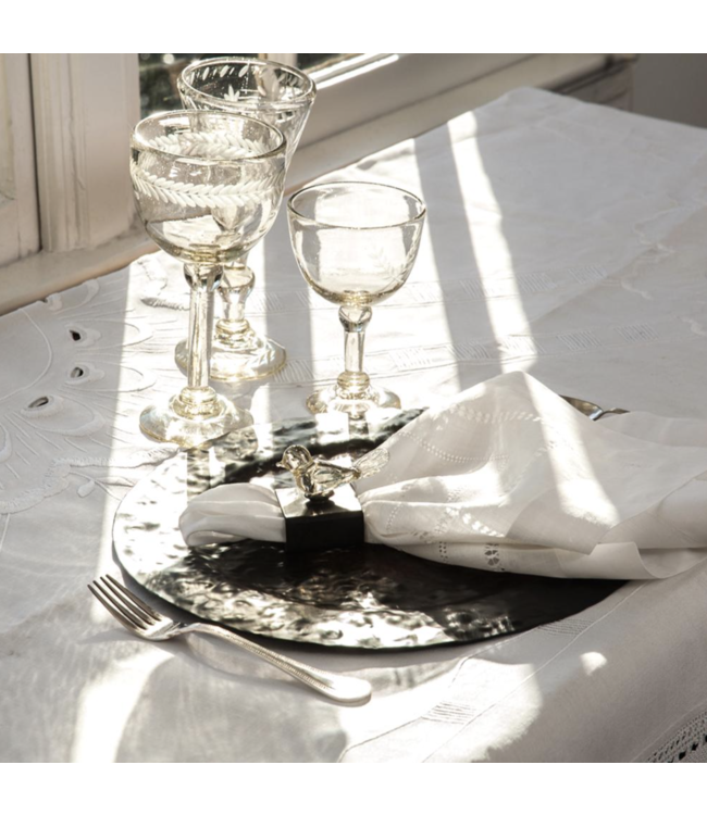 Jan Barboglio Double Hammered Charger 14"