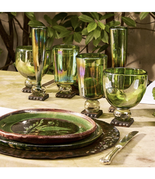 Jan Barboglio Double Hammered Charger 14"