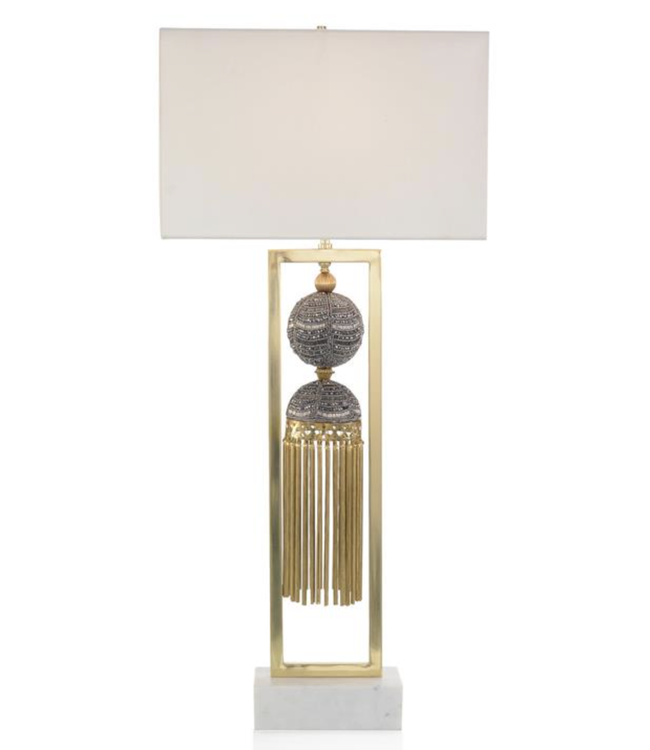 John - Richard Braided Tassel Table Lamp