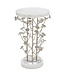 John - Richard Marble and Brushed Nickel Branch Martini Table