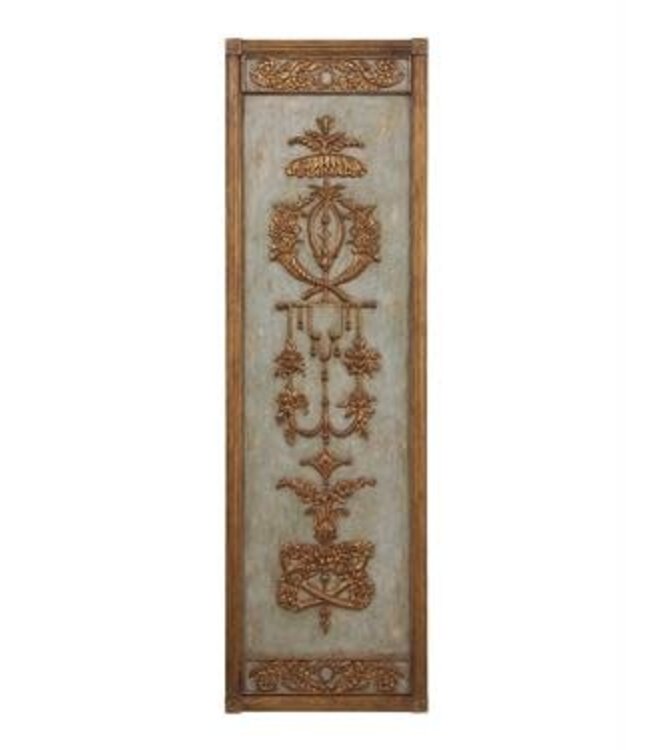 John - Richard Hand-Carved Italian Wood Panel II