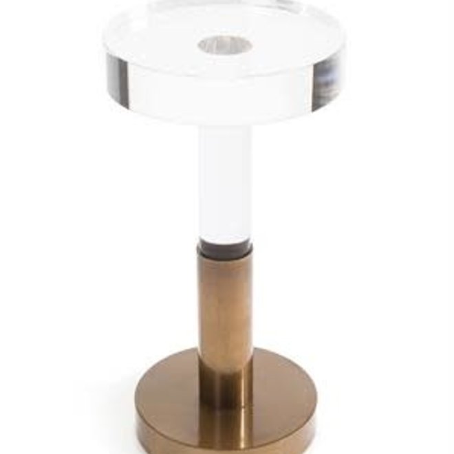 Textured Nickel Martini Table Cayen Home