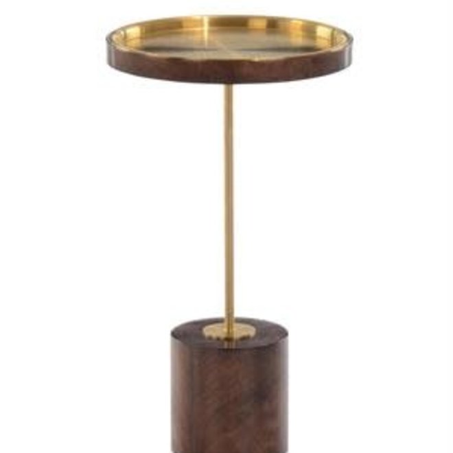 Cannes Small Iron Drink Table in Iron Finish or Brass Finish – Bloom Home  Inc