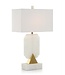 John - Richard Emerald-Cut Alabaster Table Lamp