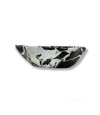 Cayen Collection Black Marble Polished Bowl 61x40x17