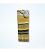 Cayen Collection Zebra Aragonite Prism Lamp rustic edge