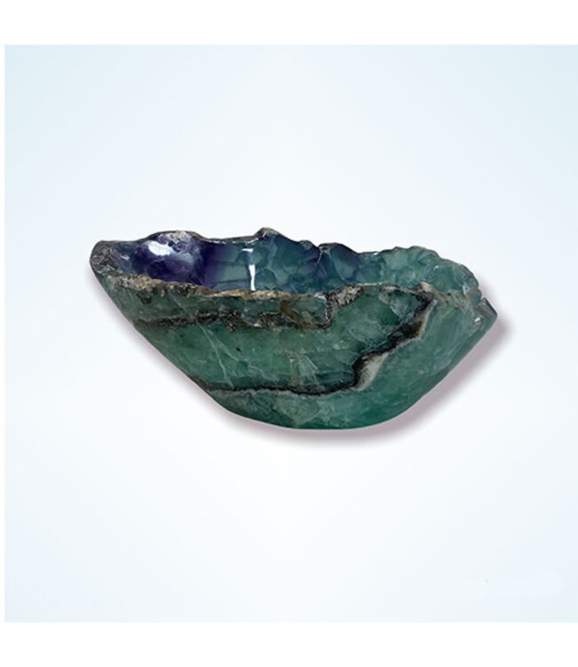 Cayen Collection Fluorite Bowl 4 1/4 x 9 3/4 x 7 1/4" H