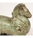 Cayen Collection Pompean Bronze Finish Horse Scuplture on Waxstone Base