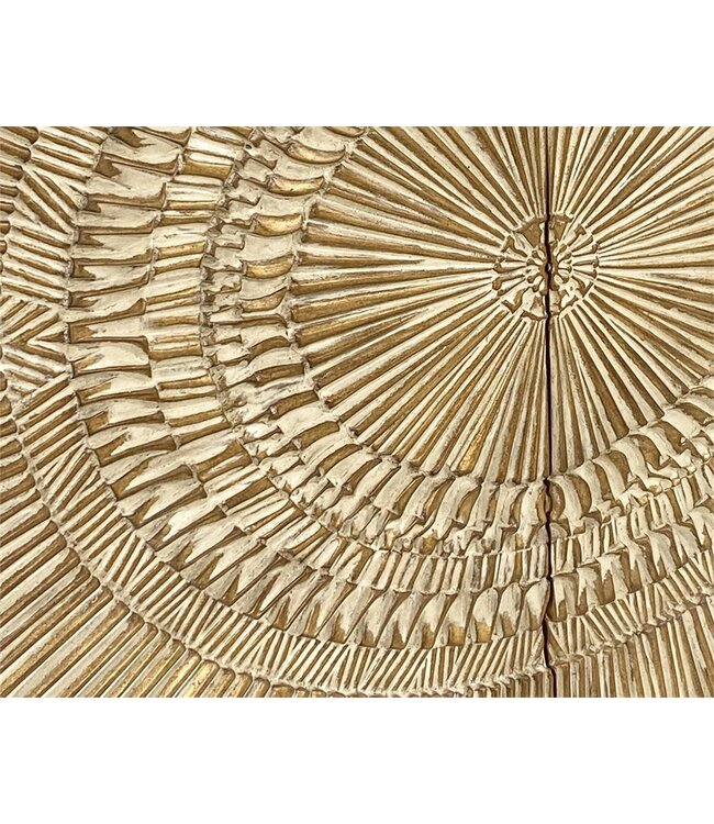 John - Richard Cosmos Two-Door Cabinet - Gold