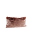Cayen Collection Rose Quartz Mink Faux Fur Pillow 12"x22"