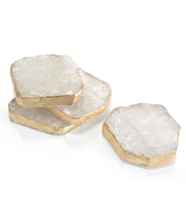 Cayen Collection Selenite Coasters - Set of two 2