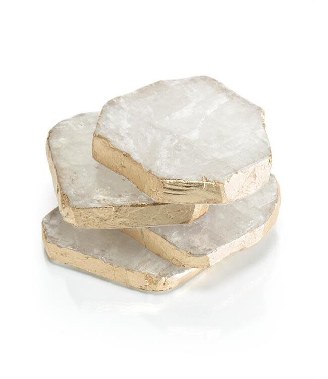Cayen Collection Selenite Coasters - Set of two 2