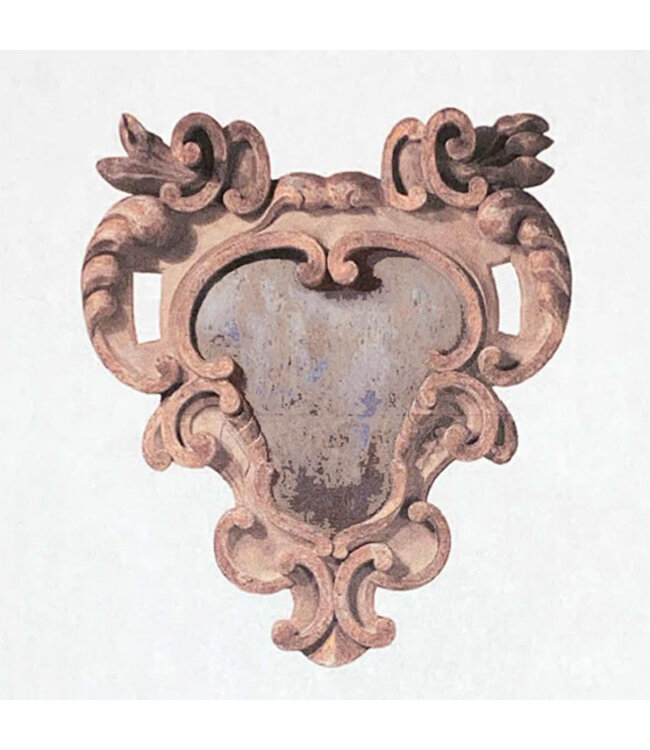 Cayen Collection D&L Carved Wood Italianate Cartouche - 42W x 47H x 6"D