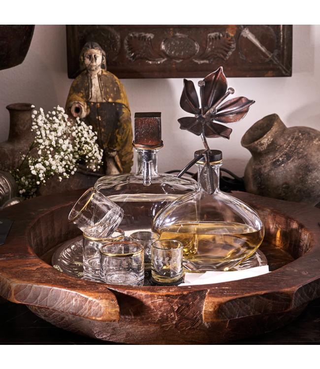 Jan Barboglio Passion Flower Decanter