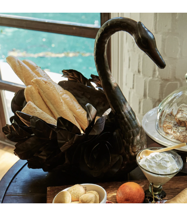 Jan Barboglio Patzcuaro Swan Scuplture Jardiniere