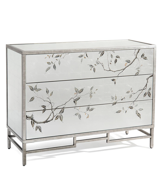 John - Richard Framura  Eglomise Three Door Chest