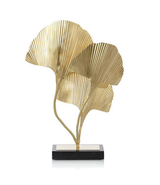 Cayen Collection Shadows of the Ginkgo Leaf Torchiere Lamp