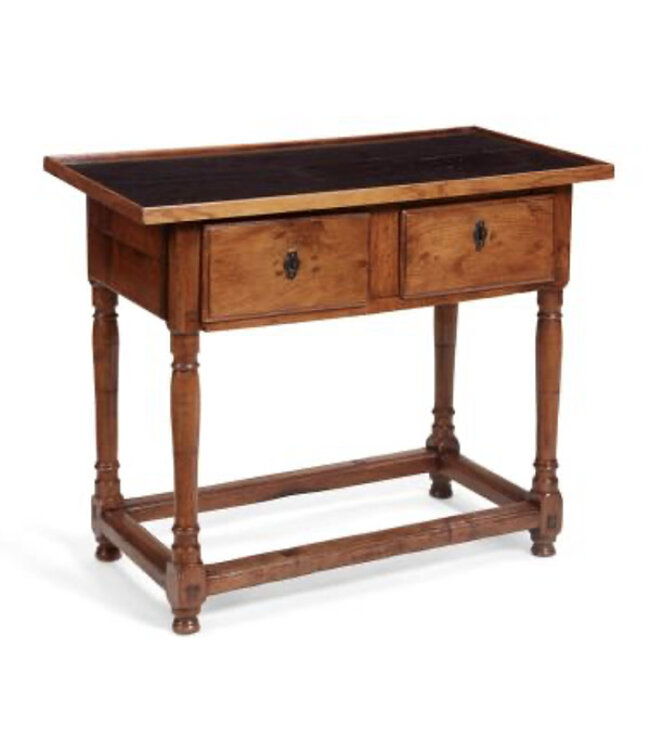 Cayen Collection Louis III Continental Baroque style Fruitwood Side table